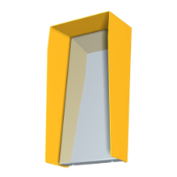 SDC Outdoor Box Mount to suit SDC-SEQx Bollards (Requires HIK-KD-ACW2/3),Yellow