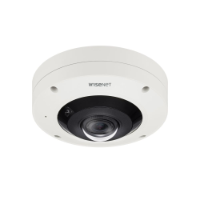 Hanwha Wisenet 12MP Outdoor Fisheye Camera, H.265, 30fps, 120dB WDR, 10m IR, 1.08mm