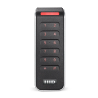 HID Signo 20K Slim 2x6 Keypad Reader, Standard Profile, Pigtail, 26 Bit EM format