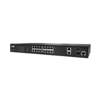 Aetek 24 Port Managed Gigabit PoE Switch, 2x 1Gb SFP, 2x 1Gb RJ45, 370W