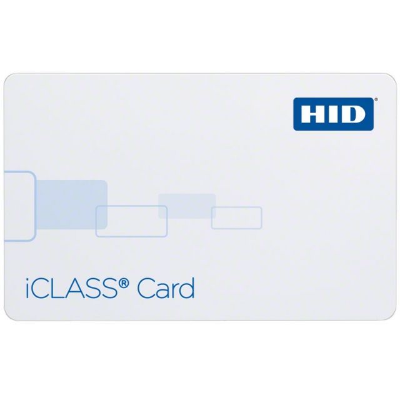 HID iCLASS ISO Card, 2K, Seq Numbering, (Custom Programmed Locally)