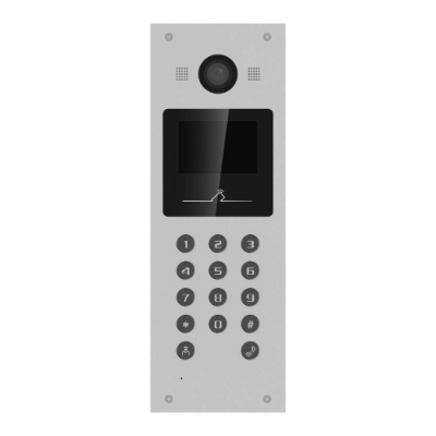 Hikvision 2nd Gen Intercom Slim Apartment Door Station, IP65, Aluminium