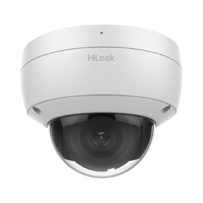 HiLook 8MP Outdoor Dome Camera, IntelliSense, H.265, 30m IR, Mic, IP67, 2.8mm