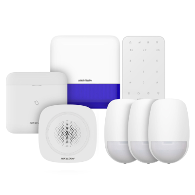 Hikvision Ax Pro Hub Kit, 1x Alarm Hub, 1x Keypad, 1x Sounder, 3x PIR Detector