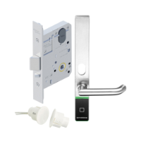 Dormakaba Monitored C-Lever Pro Kit, Key Override, x1 60mm Mortice & x1 19mm Flush Reed