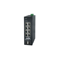Aetek 8 Port Unmanaged 1Gb Industrial PoE Switch, 2x SFP, 240W, Dual 48VDC