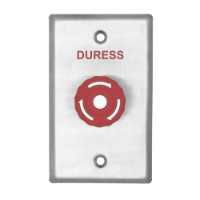 Duress Button, Big Mushroom, Red, Twist to Reset, IP65, Stainless Steel Plate