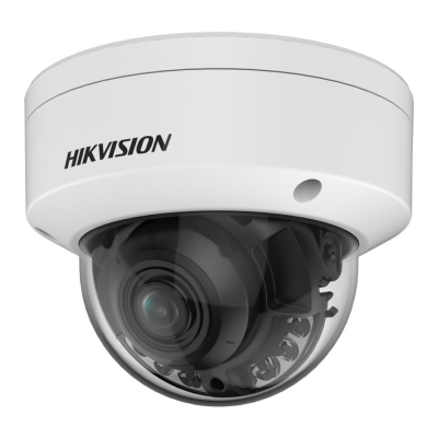 Hikvision 6MP Outdoor ColorVu Motorised VF Dome Camera, Hybrid Light, WDR, 2.8-12mm