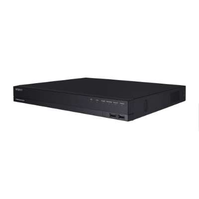 Hanwha A-Series 16ch 8MP PoE NVR, H.265, 80Mbps, No HDD, SATA