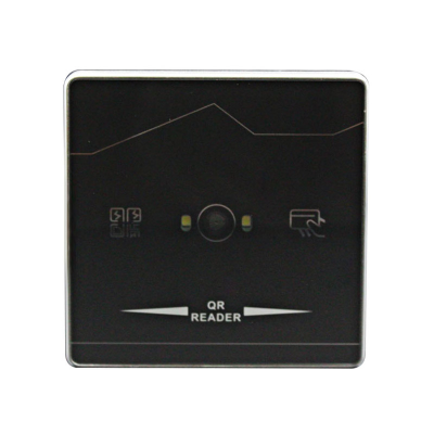 Q1 QR Code Reader, Wiegand only, 12V DC, Surface Mount, Black