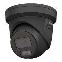 HiLook 6MP Outdoor All-In-One Flateye Turret Camera, IR, Mic, IP67, 2.8mm, Black