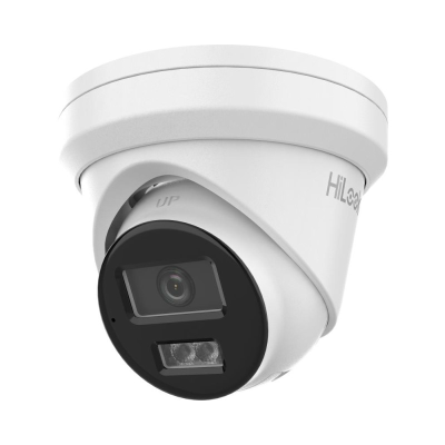 HiLook 8MP Outdoor Turret Camera, IntelliSense, H.265, 30m IR, Mic, IP67, 2.8mm