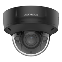 Hikvision 6MP Outdoor AcuSense Gen 2 VF Dome Camera, IR, IP66, IK10, 2.8-12mm, Black