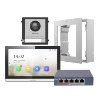 Hikvision 2nd Gen IP Intercom Kit, 1 to 1 Villa, Door & Room Station, Surface Mount, SS