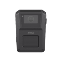 AXIS W120 Body Worn Camera, 1080p, Location Tracking, BLE, LTE/4G, WiFi, Black