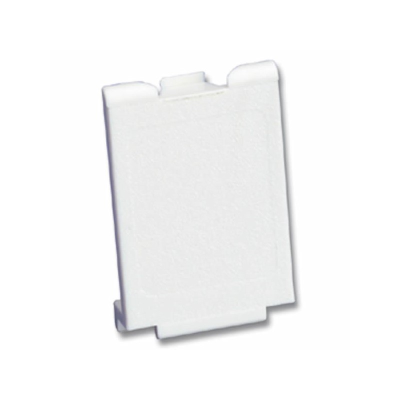 Siemon Blank Insert, for Unused Port, White, 10 Pack